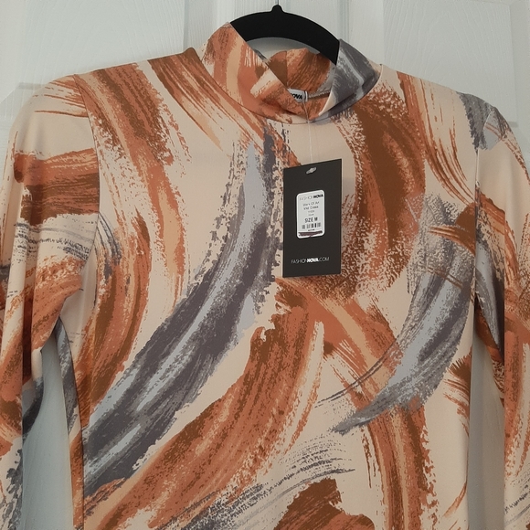 Fashion Nova Work of Art Midi Dress size S/M - Picture 6 of 6